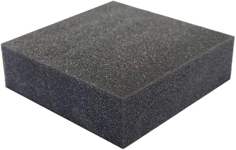 4" x 24" x 24" Charcoal High Density Upholstery Foam Cushion (Upholstery Sheet, Foam Padding, Seat Replacement, Chair Cushion Replacement, Square Foam, Wheelchair Seat Cushion