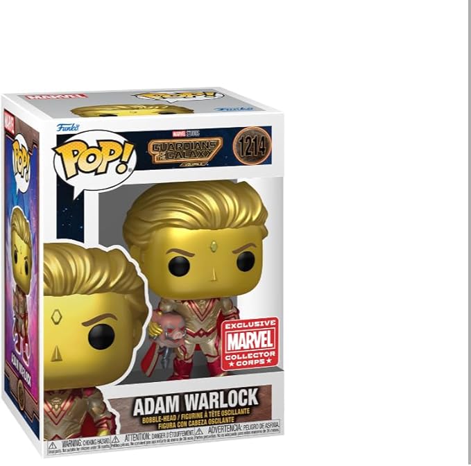 Pop! Guardians of The Galaxy Vol. 3 Marvel Collector Corps Exclusive Adam Warlock #1214