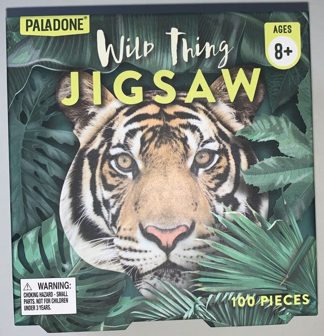 Paladone Wild Thing Tiger Face Jigsaw Puzzle de 100 piezas 8.5 "X 7.5"