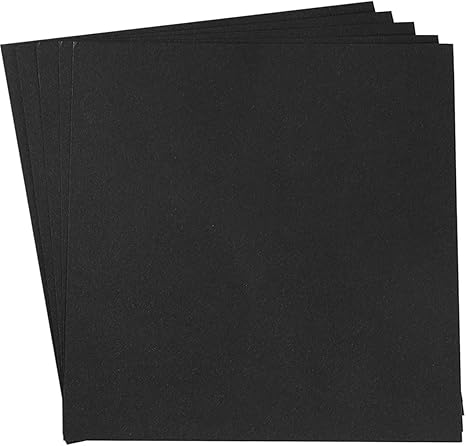 200 Sheets 11.8 x 11.8 Inch Cardstock Colored Card Stock Thick Cardstock Paper 180g Blank Craft Paper for Printer Scrapbooking Cards Making Arts DIY Poster Invitations Supplies(Black)