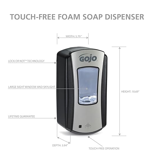 GOJO LTX-12 Touch-Free Foam Hand Soap Dispenser