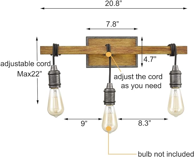 Farmhouse Bathroom Vanity Light 3