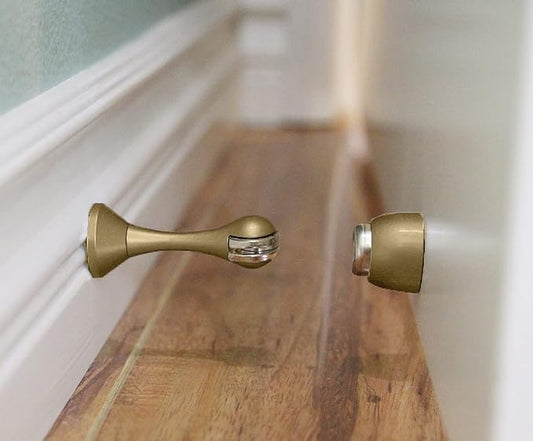 Safus Magnetic Door Stop - Gold Brass