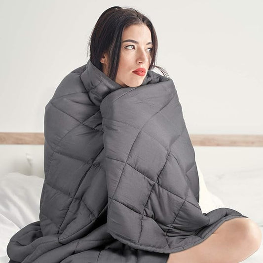 MOOKA Weighted Blanket 15 pounds 48"x72" Twin Size