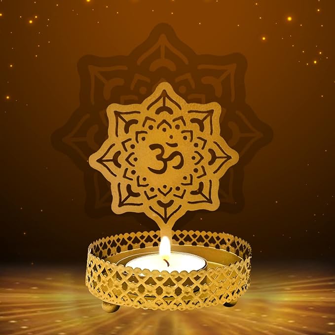 SATVIK OM Shadow Diya for Diwali Decoration Gift Traditional Decorative Statue