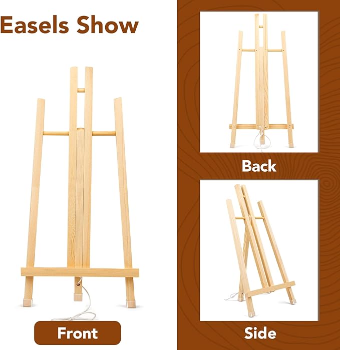 16"  Easel Stand for Painting Canvases, Art, and Crafts, Tripod