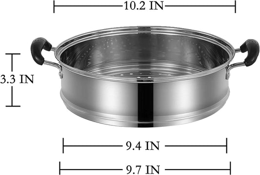 VENTION Stainless Steel Steamer Basket for Pot, 10 1/5 Inches Vegetable Steamer Baskets for Cooking, Dumpling Steam Basket