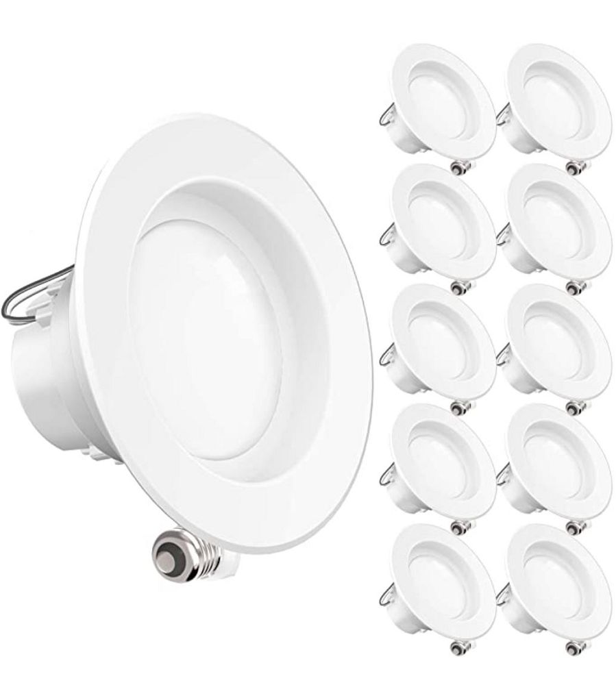 Sunco Lighting Paquete de 10 4 pulgadas de largo