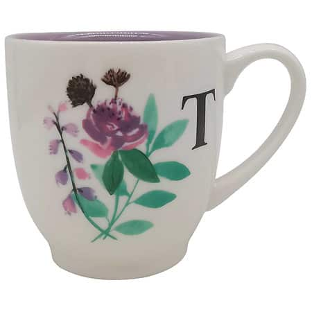 Modern Expressions Floral Monogram Mug T