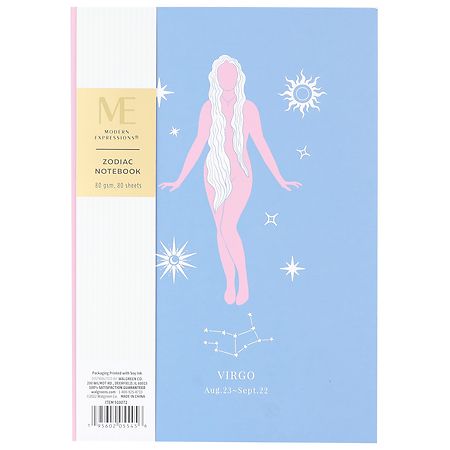 Cuaderno Zodiaco Virgo de expresiones modernas