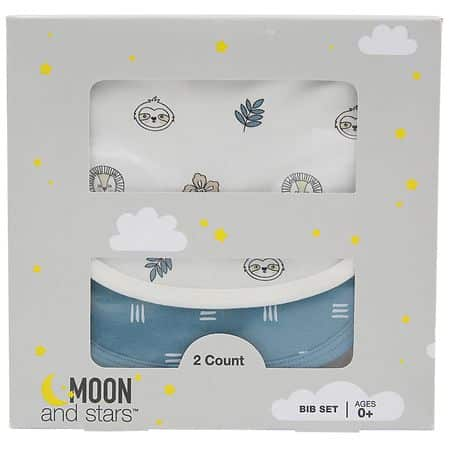 Moon & Stars Bib Set - 2.0 Ea