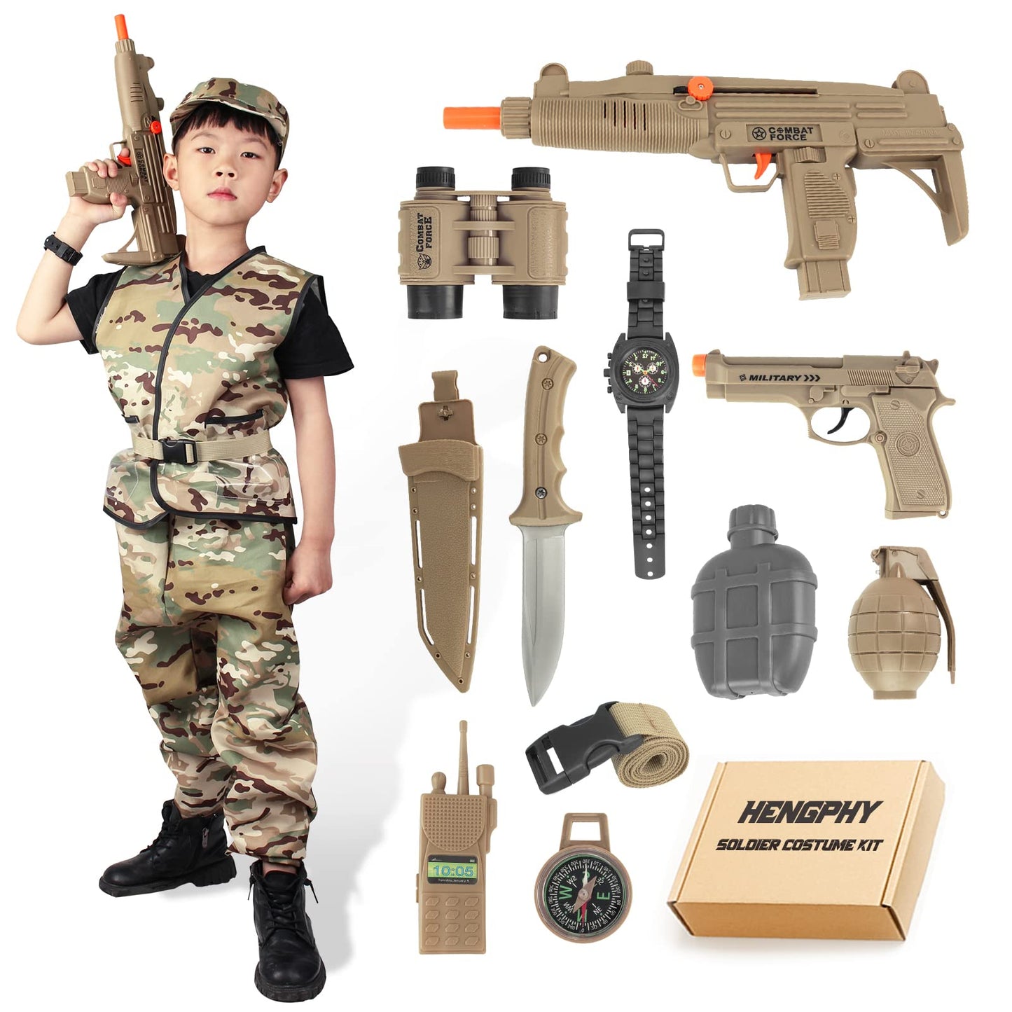 Deluxe Military Camouflage Dress Up