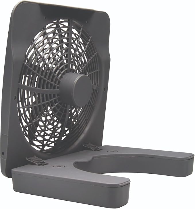 O2COOL 10 Inch Battery or Electric Portable Fan Camping Fan Tent Accessory