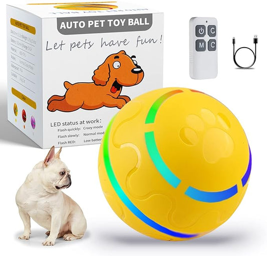 Smart Dog Toy Ball with LED Flash Lights