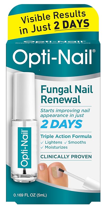 Opti-Nail Fungal Nail Repair with Brush Applicator, Restores the Healthy Appearance of Nails Discolored or Damaged by Nail Fungus