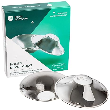 Nipple Shields for Nursing Newborn 100% Silver 999 Maxi