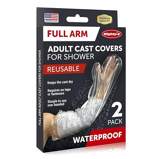 100% Waterproof Cast Cover Arm Adult 2 pack