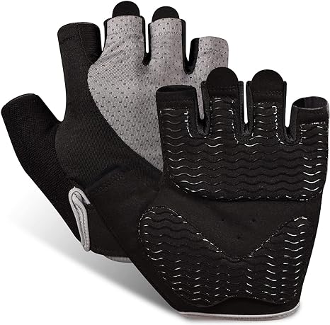 Sunnex Gym Gloves, Workout Gloves, Fingerless Gloves for Weightlifting