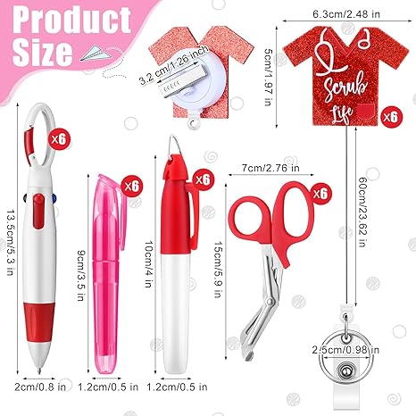 6 Pc Nurse Set