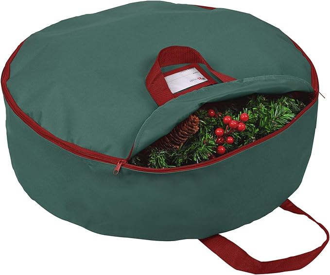 24" Christmas Wreath Storage Bag