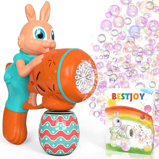 Easter Bubble Gun for Toddlers 1-3