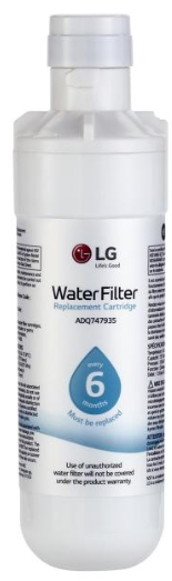 Pieza de refrigerador LG # AGF80300704 - Filtro de agua - Pieza original OEM