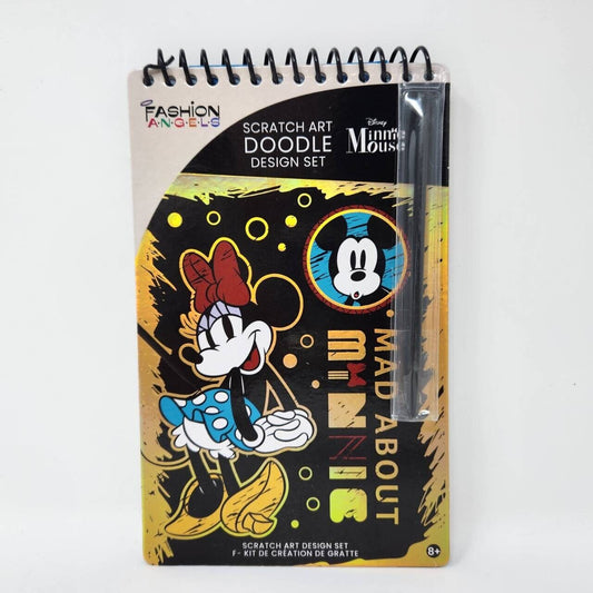 Disney Minnie Mouse Fashion Angels Scratch Art Doodle Design Set