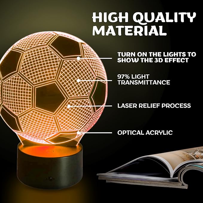 3D Soccer– Lights Lamp 3D Illusion Lamp