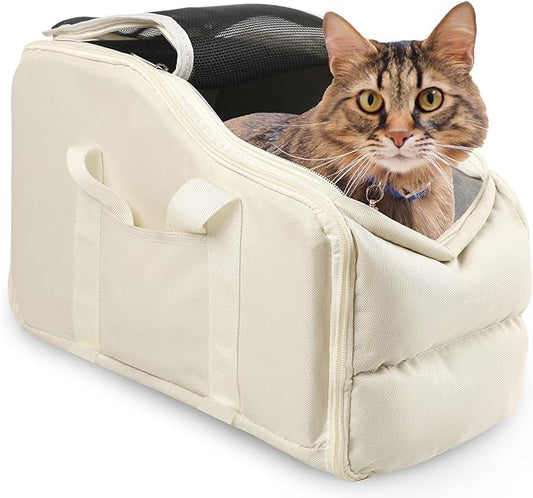 Portable Foldable Dog Car Seat for Small Dogs Booster Car Seat