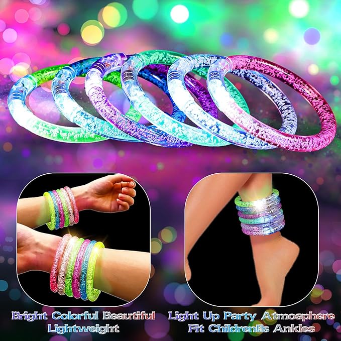 Assorted LED Glow Stick Bracelets