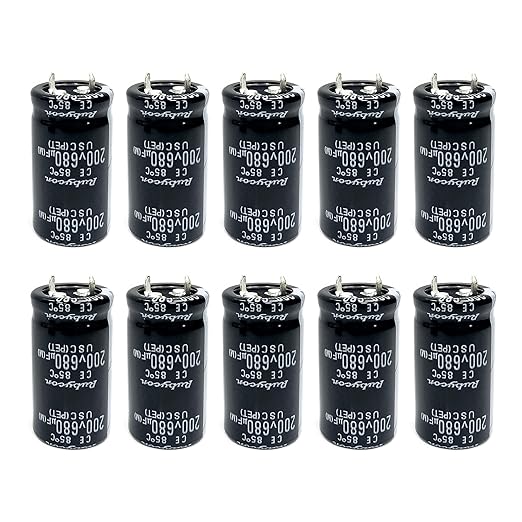 10pcs Rubycon USC 200V 680uF 22×40mm Aluminum Electronic Capacitors