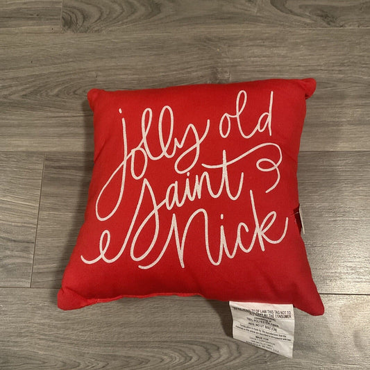 Christmas Throw Pillows Jolly Old Saint Nick Decor