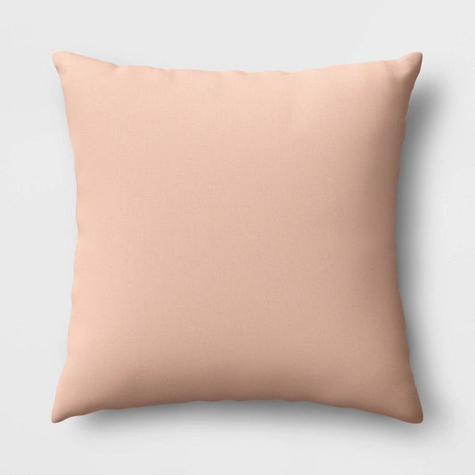 Solid Reversible Throw Pillow -