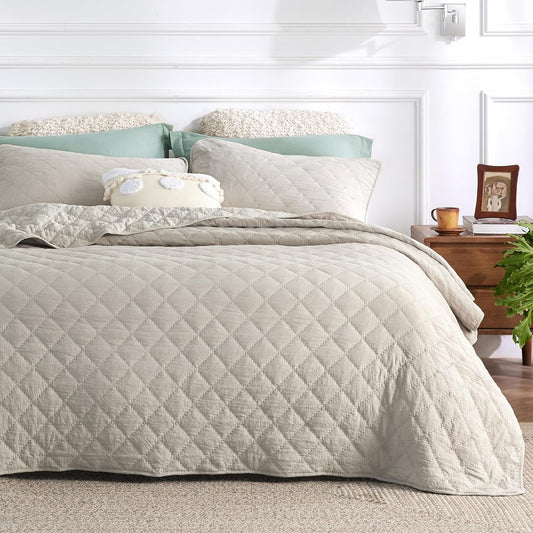 Quilted Bedding Sets 3 Pieces for All Season