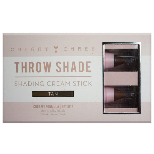 Throw Shade Shading Cream Stick-tan: paquete de 2