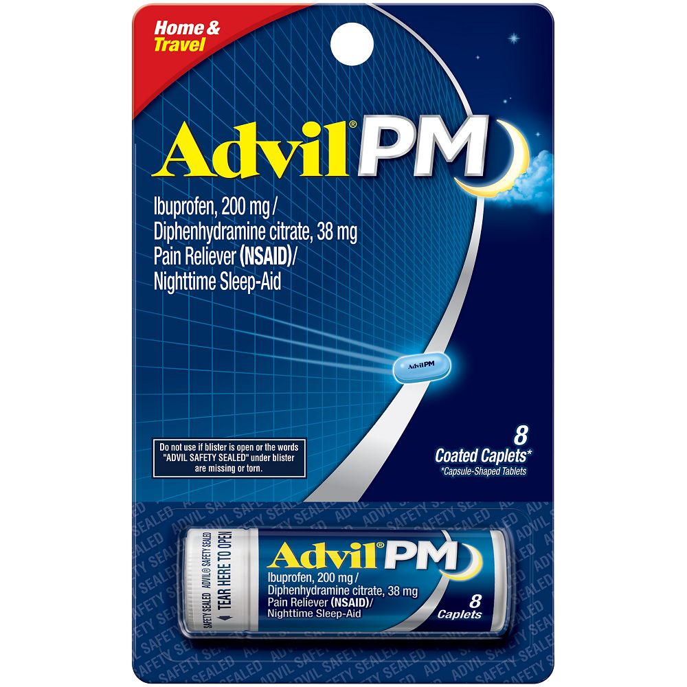 Advil PM analgésico de 8 unidades