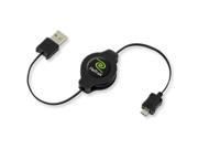 Retractable USB 2.0 to Micro 5-