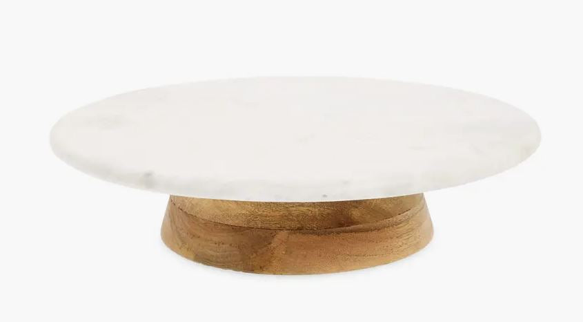 14" Marble Lazy Susan