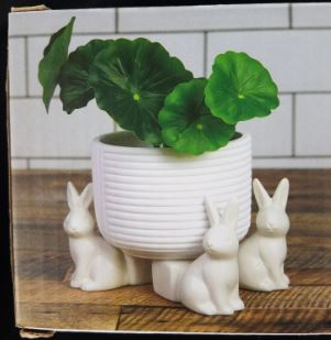 Bunny Plant Figurals-3pk