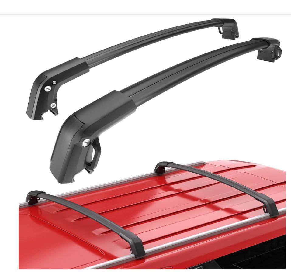 420lbs Heavy Duty Roof Rack Cross Bars Fit for Chevrolet Chevy Tahoe Suburban, GMC Yukon XL, Cadillac Escalade ESV 2021-2024 Lockable Anti-Theft Aluminum Roof Rail Crossbars Cargo