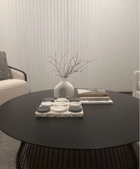 Den Vase - Minimalist Nordic, White Ceramic Hollow Vase Decor | Table Centerpiece, Olive Plant, Wedding, Living Room, Bookshelf, Office, Modern Home, Entryway, Console