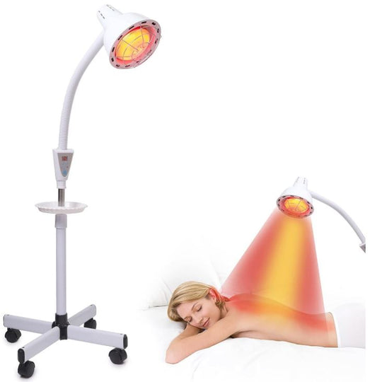 Infrared Light,White 275W Near Red Infrared Heat Lamp for Relieve Joinpt Pain and Muscle Aches