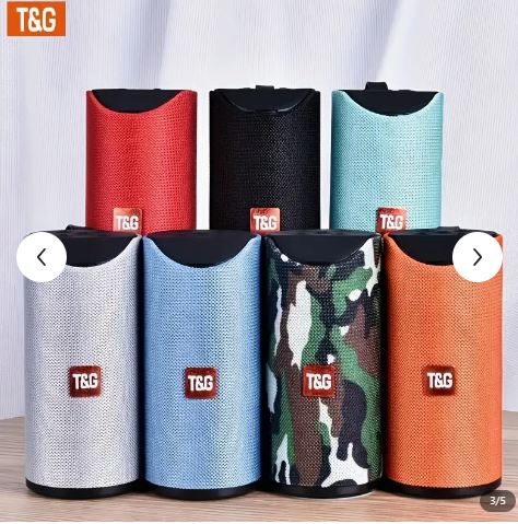 T&G 113 Portable Upright Wireless Compatible Speaker, Support USB/FM Radio Music, Stereo