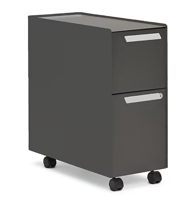 Allsteel Radii 2-Drawer Mobile Vertical File Cabinet