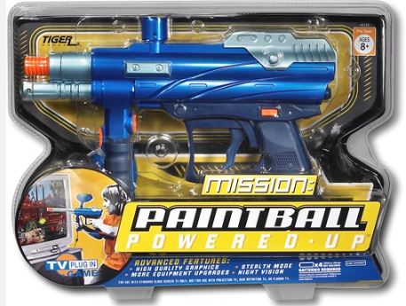 TIGER TV Game MISSION: PAINTBALL Powered Up PLUG & PLAY SHOOTER