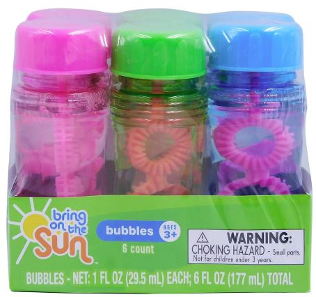 Festive Voice Bubble Solution 6 pack