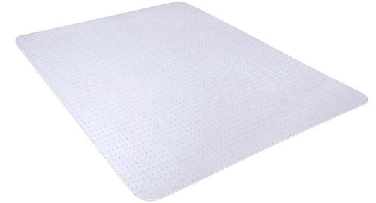 Office Chair Mat for Carpeted Floors, Transparent Desk Chair Mat for Low Pile Carpets, Plastic Floor Mat for Office Chair on Carpet for Work, Home, Gaming, Easy Glide (36" X 48" Rectangle)