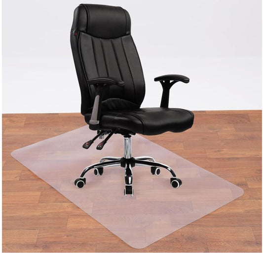 Home&Office Clear Chair Mat for Hardwood Floor or Carpet, PVC Material Transparent Protection Desk Mat for Rolling Chair (30" X 48" Rectangle)