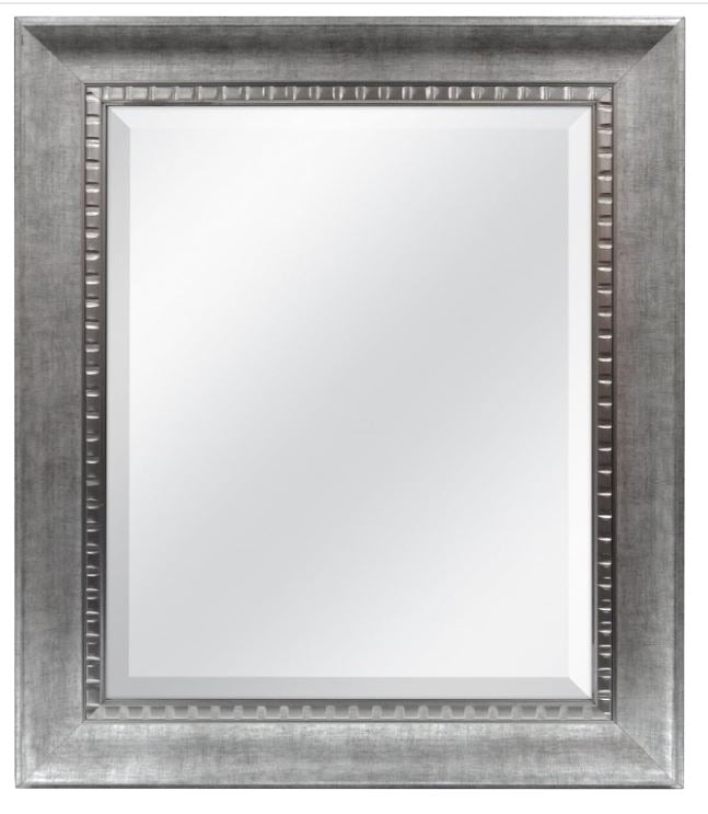 MCS 16x20 Inch Sloped Mirror, 21.5x25.5 Inch Overall Size, Silver