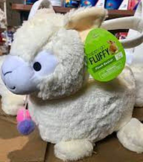 Llama Medium Plush Easter Basket